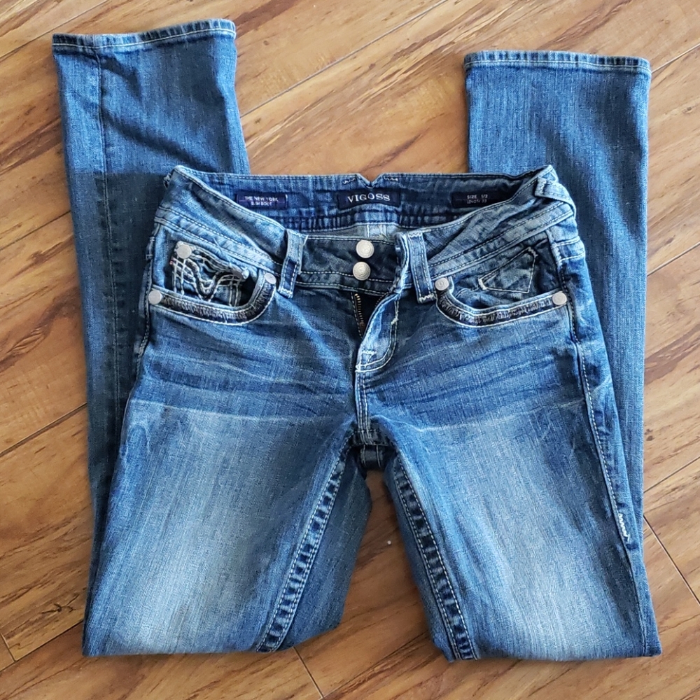 Vigoss skinny jeans size 1/2 length 33
